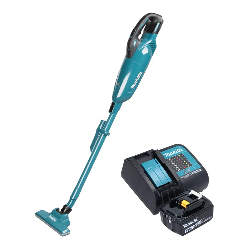Kracherpreis Makita DCL 283 FST1 Akku Staubsauger 18 V 0,73 l Brushless + 1x Akku 5,0 Ah + Ladegerät
