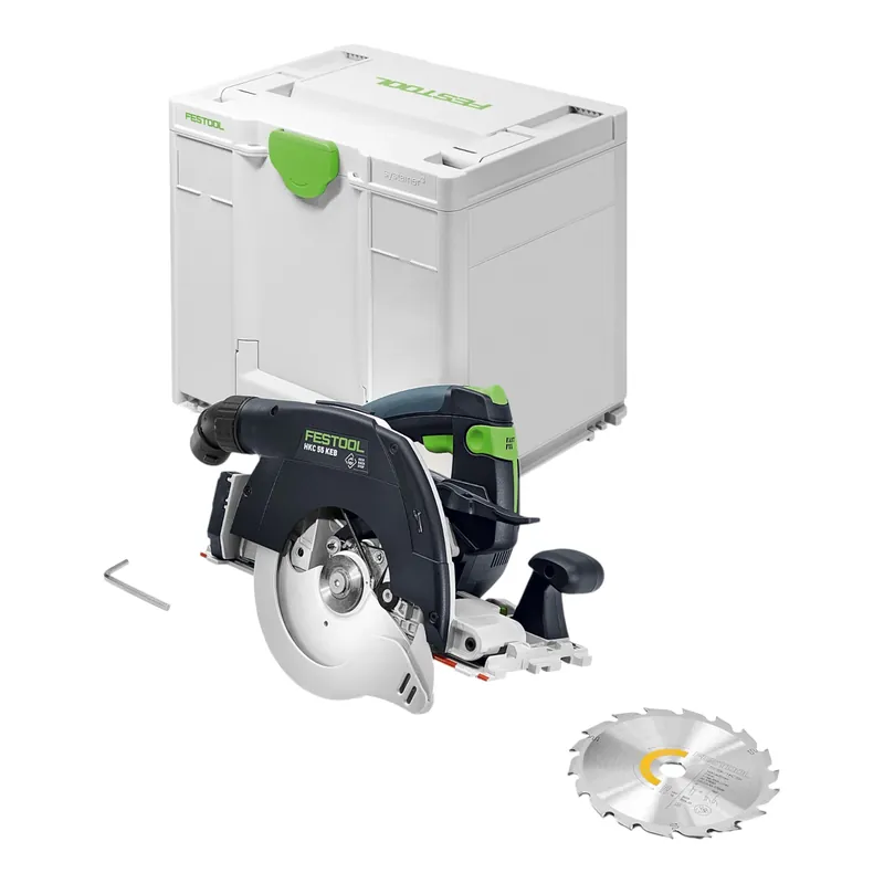 Festool HKC 55 KEB-Basic Akku Handkreissäge 18 V 160 mm Brushless ( 578302 ) + Systainer - ohne Akku, ohne Ladegerät Schnäppchen
