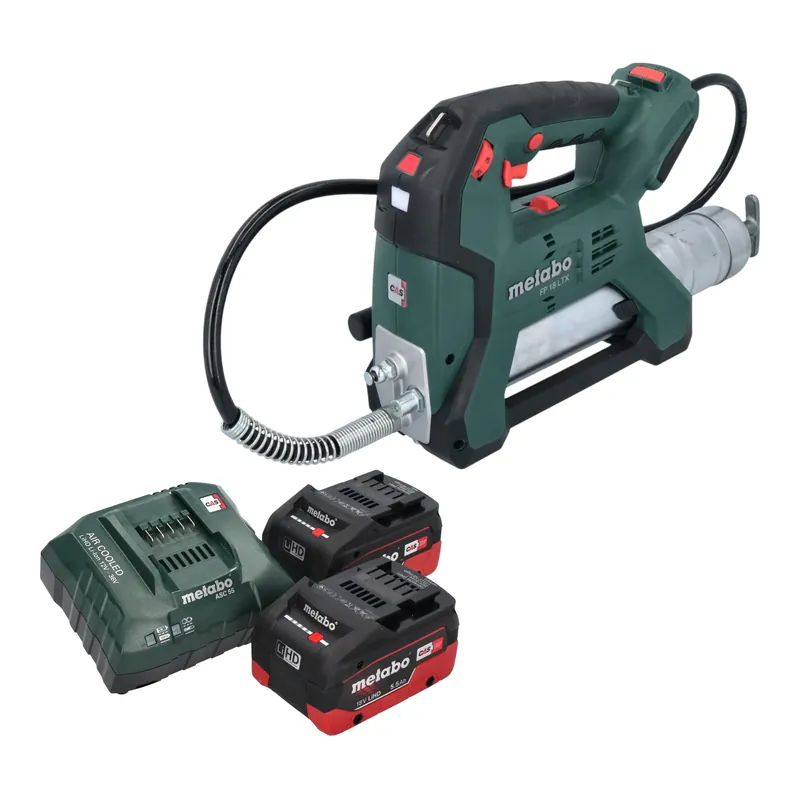 Metabo FP 18 LTX Akku Fettpresse 18 V 690 bar + 2x LiHD Akku 5,5 Ah + Ladegerät Top-Seller