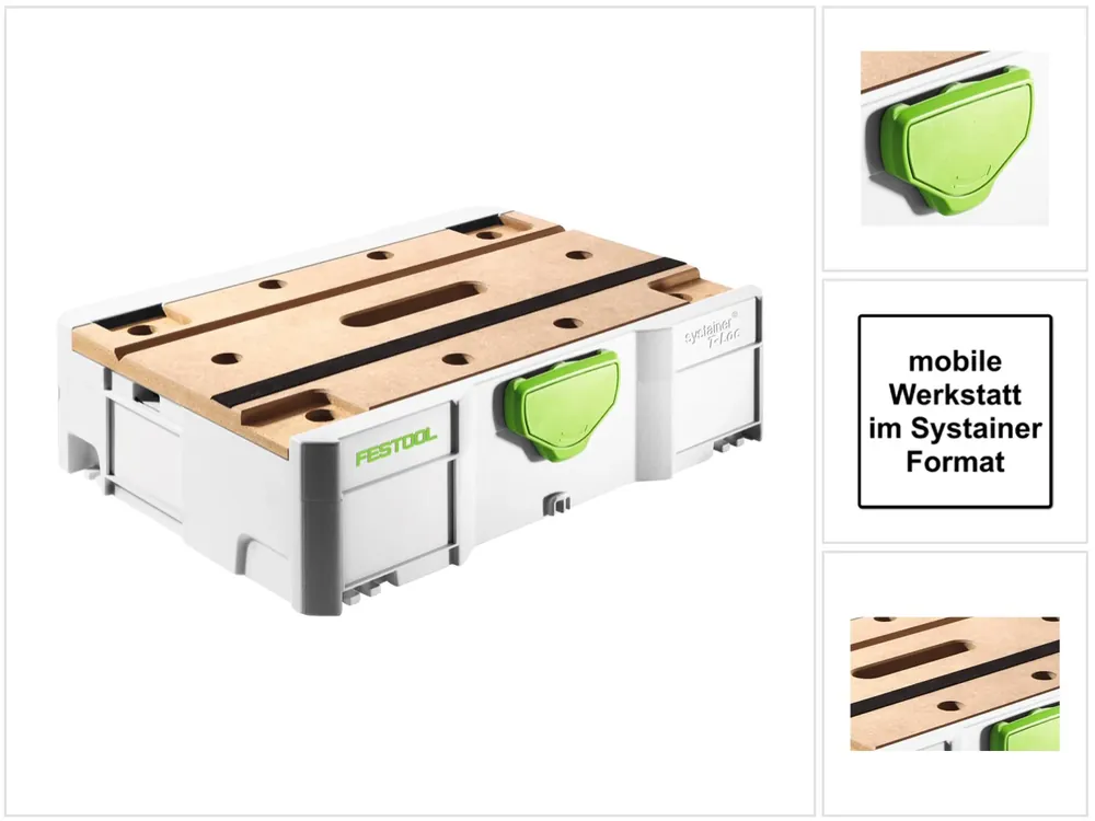 Festool T-LOC SYS-MFT Systainer Werkzeugkoffer mobile Werkbank ( 500076 ) 396 x 296 x105 mm Preis Gesenkt