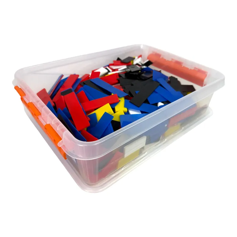 Knudsen Kilen Plastikbox mit Distanzklötze Mix 1-5 mm Set Abstandklotz 520 Stück ( 901000022 ) Finale Aktion