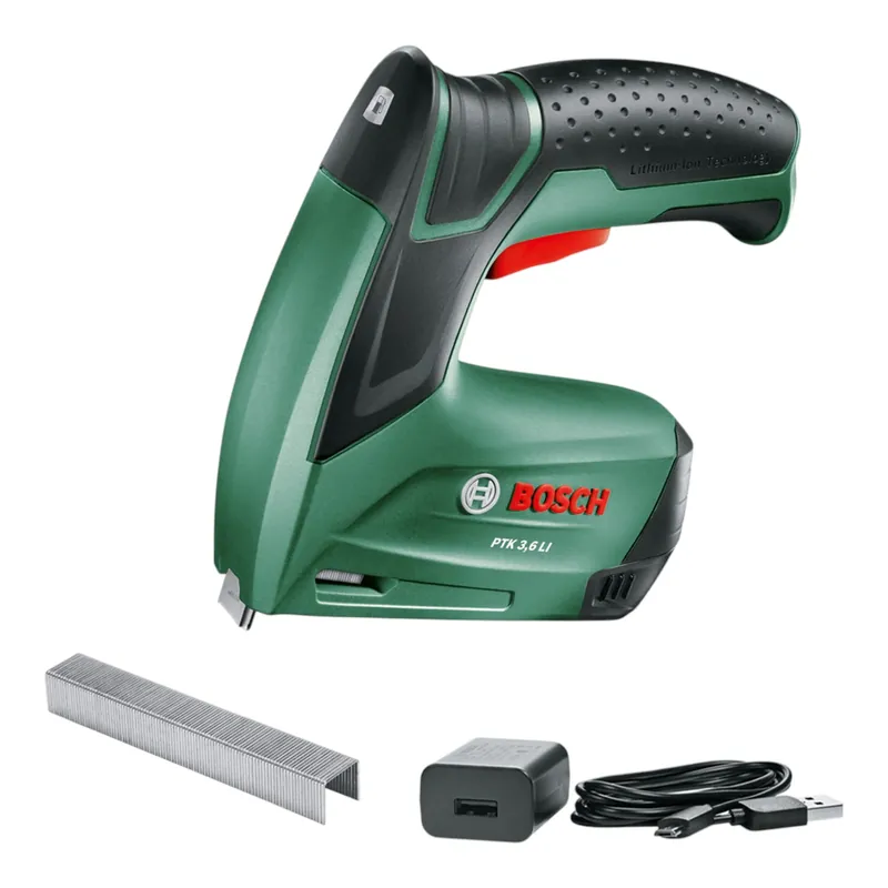 Heißes Angebot Bosch PTK 3,6 V Li Akku Tacker 3,6 V 4 - 10 mm + Ladegerät ( 0603968200 )