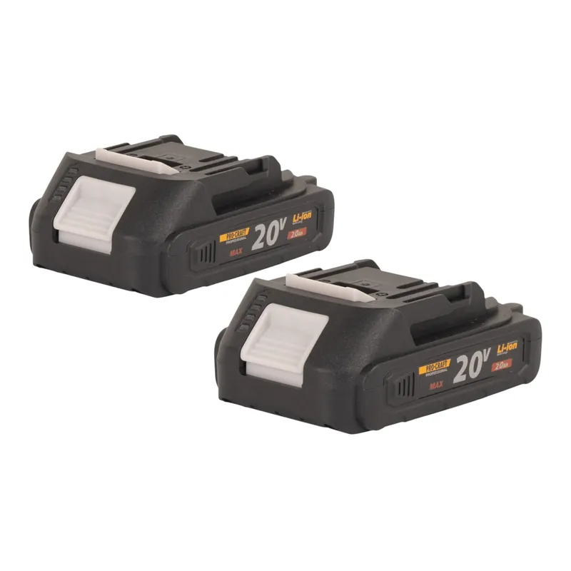 Procraft 2x 20/2A Akku 20 V 2 Ah / 2000 mAh Li-ion Preisknaller
