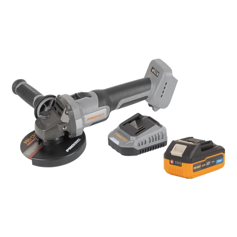 Versand Am Gleichen Tag Procraft Industrial AG125Abb Akku Winkelschleifer 20 V 125 mm Brushless + 1x Akku 4,0 Ah + Ladegerät