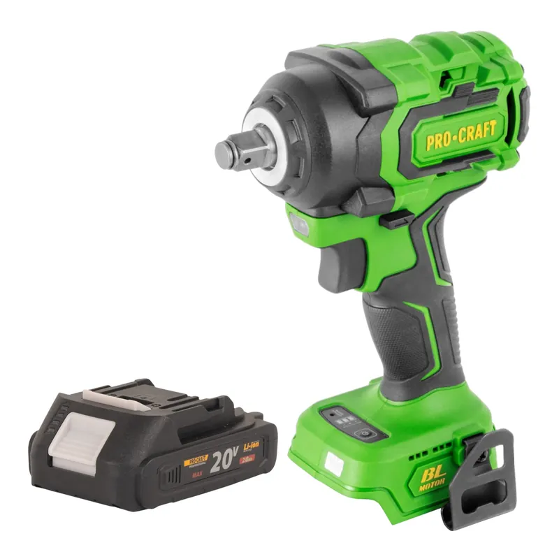 Procraft PWA18bb Akku Schlagschrauber 20 V 550 Nm 1/2" Brushless + 1x Akku 2,0 Ah - ohne Ladegerät Aktuell