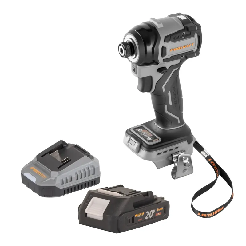 Preisreduziert Procraft Industrial ID20Abb Akku Schlagschrauber 20 V 180 Nm 1/4" + 1x Akku 2,0 Ah + Ladegerät