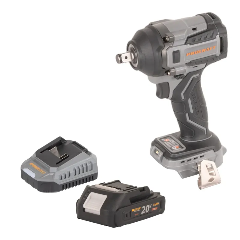 Procraft Industrial IW550Abb Akku Schlagschrauber 20 V 550 Nm 1/2" + 1x Akku 2,0 Ah + Ladegerät Rabatt