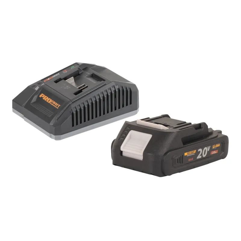Sofort Bestellen Procraft Starter Pack C20/4 Ladegerät 20 V 4 A + 1x 20/2A Akku 2,0 Ah