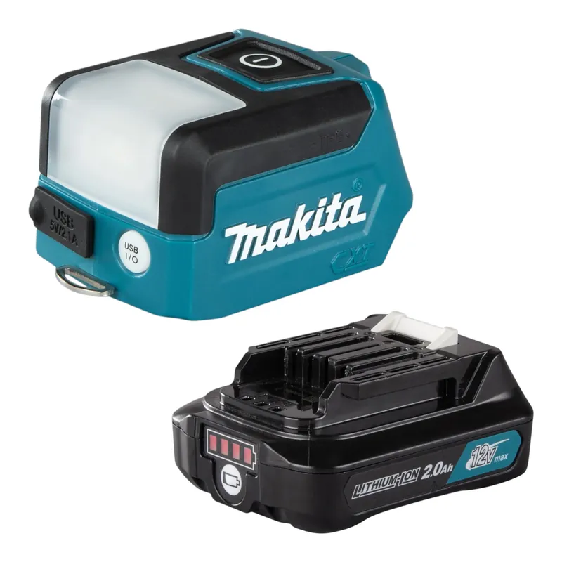 Makita ML 107 DA1 Akku Lampe 12 V max. 200 lm LED + 1x Akku 2,0 Ah - ohne Ladegerät Heißes Angebot
