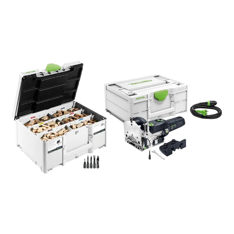 Garantierte Lieferung Festool DF 500 RQ-Plus Dübelfräse DOMINO 420 W 4 - 10 mm + Dübel Sortiment + Systainer