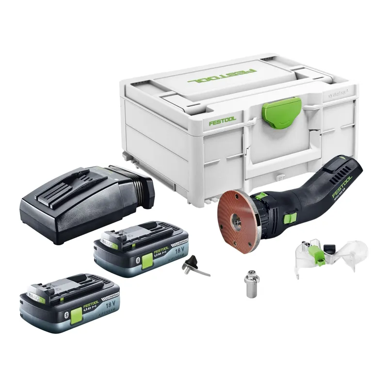 Bestseller Festool OFKC 500 R3 EB-Basic Akku Kantenfräse 18 V 10 mm Brushless + 2x Akku 4,0 Ah + Ladegerät + Systainer