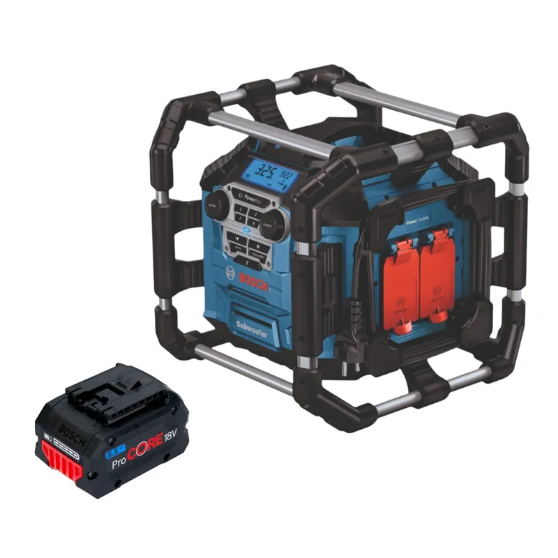 Bosch GPB 18V-5 C Professional Akku Radio 18 V Bluetooth + 1x ProCORE Akku 5,5 Ah - ohne Ladegerät Garantierte Lieferung