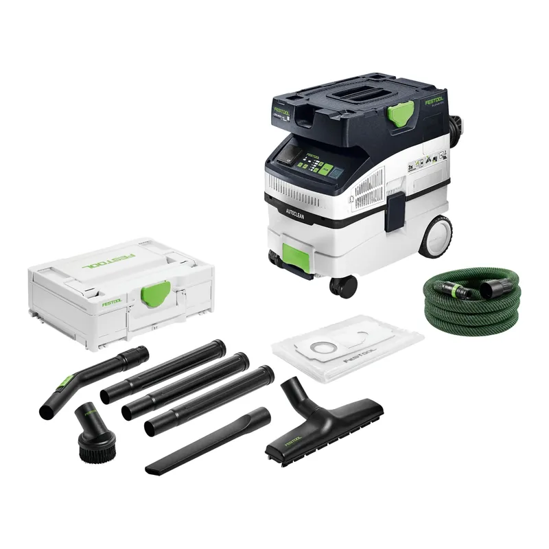 Festool CTH MIDI I AC CLEANTEC Absaugmobil 1200 W 15 l Staubklasse H + Standard Reinigungsset Preisknaller