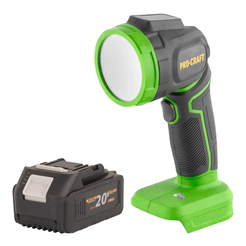 Procraft LL18bb Akku LED Strahler 20 V 300 lm + 1x Akku 4,0 Ah - ohne Ladegerät Top-Preis