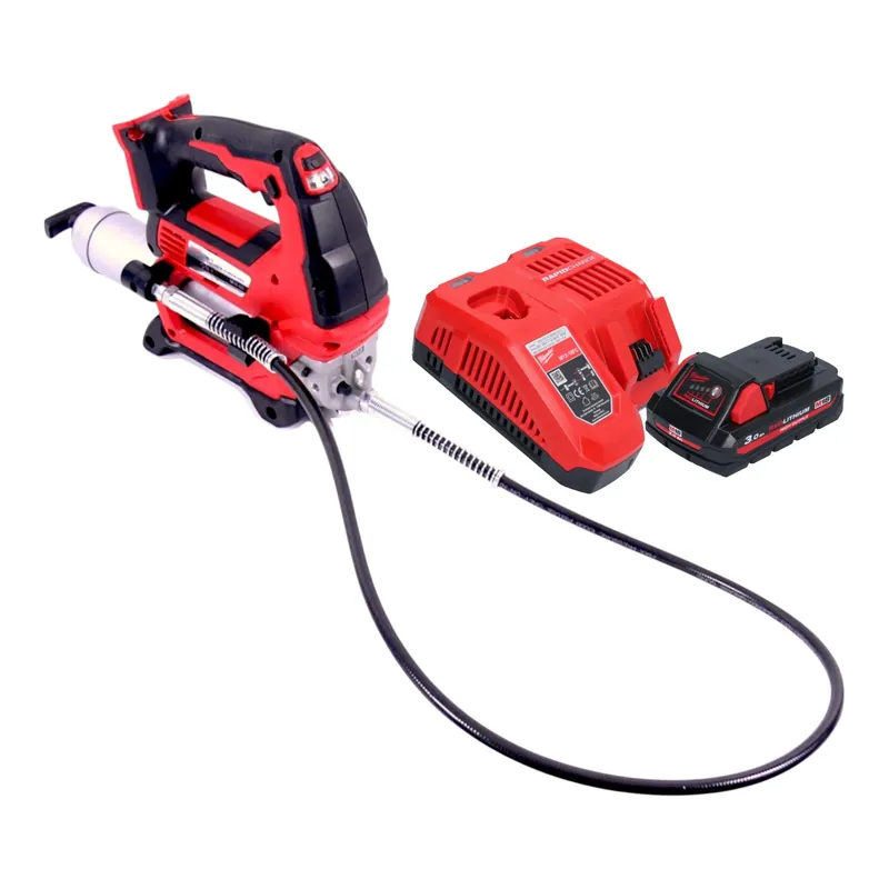 Milwaukee M18 GG-301 Akku Fettpresse 18 V 690 bar + 1x Akku 3,0 Ah + Ladegerät Sonderangebot