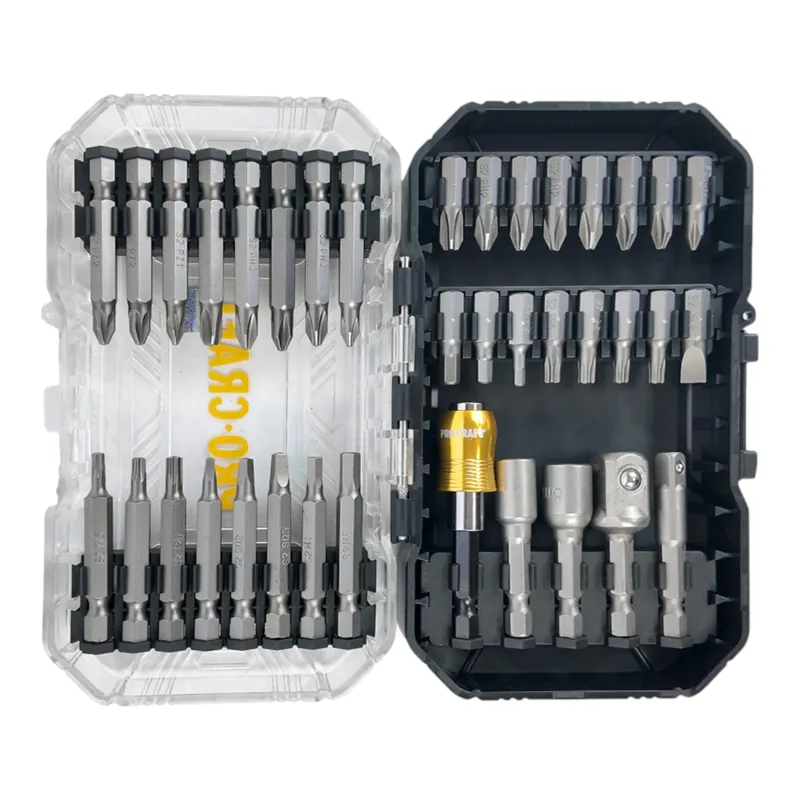 Zertifiziert Procraft BS-37 Bit Set 37 teilig S2 Stahl Phillips / Pozidriv / Torx / Hex / Schlitz / Vierkant