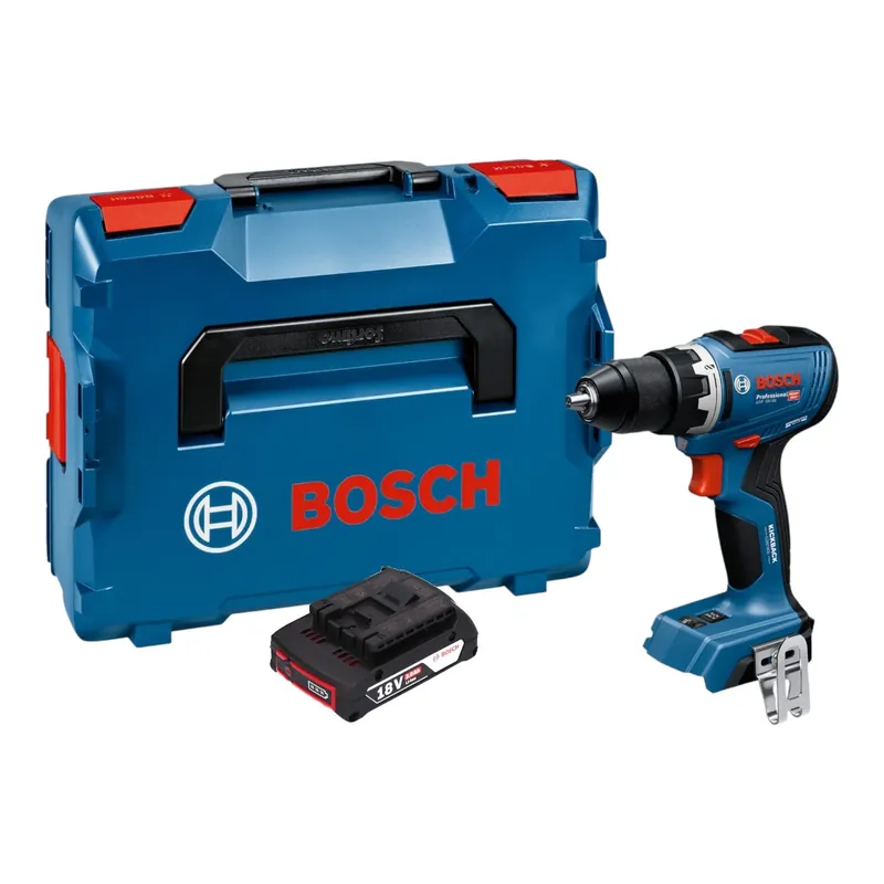 Bosch GSR 18V-65 Professional Akku Bohrschrauber 18 V 63 Nm Brushless + 1x Akku 2,0 Ah + L-Boxx - ohne Ladegerät Versand Am Gleichen Tag
