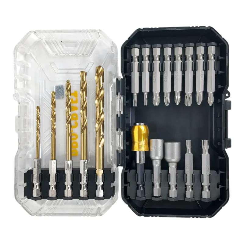 Procraft DBS-18 Bit und Bohrer Set 18 teilig S2 Stahl Phillips / Pozidriv / Torx Beliebt