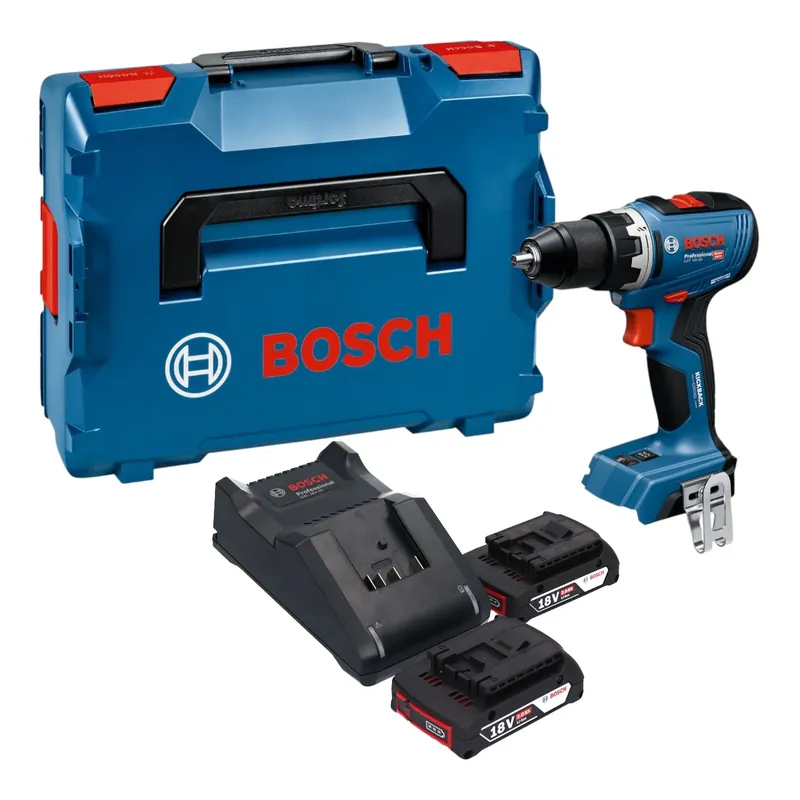 Bosch GSR 18V-65 Professional Akku Bohrschrauber 18 V 63 Nm Brushless + 2x Akku 2,0 Ah + Ladegerät + L-Boxx Jetzt Bestellen