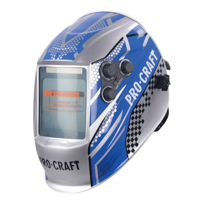 Markenprodukt Procraft SHP100-90 Automatik-Schweißhelm für MMA MIG MAG FLUX WIG TIG PAW, Plasma- & Brennschneiden – blitzschnelle Selbstverdunkelung, klare Sicht, zuverlässiger Augenschutz, leicht & komfortabel