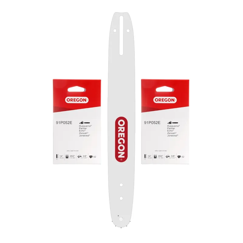 Oregon Kombo Führungsschiene + 2x Sägekette 35 cm 3/8" LP 1,3 mm 52 TG ( 543437 ) Sichere Zahlung
