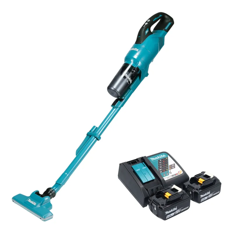 Finale Aktion Makita DCL 286 FRG2 Akku Staubsauger 18 V 0,25 l Brushless + 2x Akku 6,0 Ah + Ladegerät