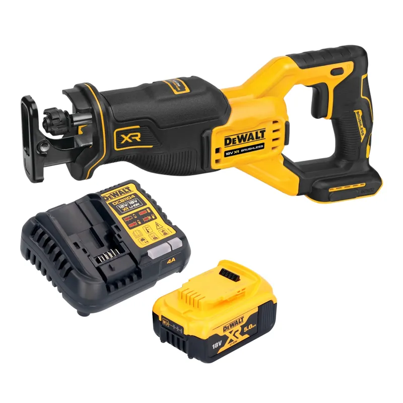 DeWalt DCS 382 P1 Akku Reciprosäge Säbelsäge 18 V Brushless + 1x Akku 5,0 Ah + Ladegerät Garantierte Lieferung
