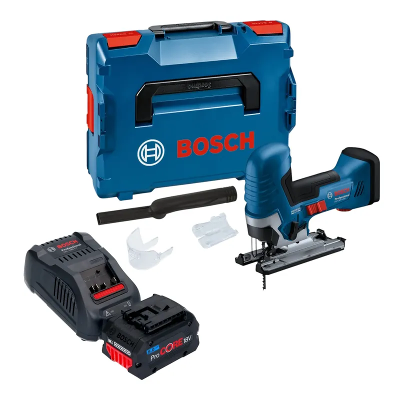 Mega-Angebot Bosch GST 18V-125 S Professional Akku Stichsäge 18 V 125 mm Brushless + 1x ProCORE Akku 8,0 Ah + Ladegerät + L-Boxx