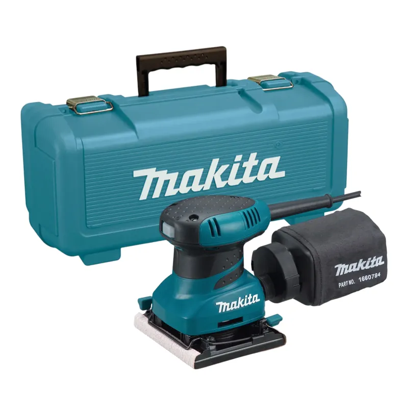 Versand Am Gleichen Tag Makita BO 4556 K Schwingschleifer 200 Watt 114 x 140 mm + Koffer