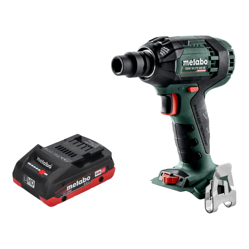 Heißes Angebot Metabo SSW 18 LTX 300 BL Akku Schlagschrauber 18 V 300 Nm 1/2" Brushless + 1x LiHD Akku 4,0 Ah - ohne Ladegerät