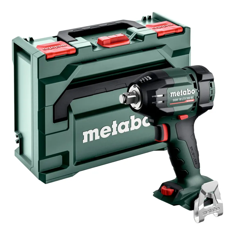 Sale Metabo SSW 18 LTX 550 BL Akku Schlagschrauber 18 V 550 Nm Brushless ( 602404840 ) + metaBOX - ohne Akku, ohne Ladegerät