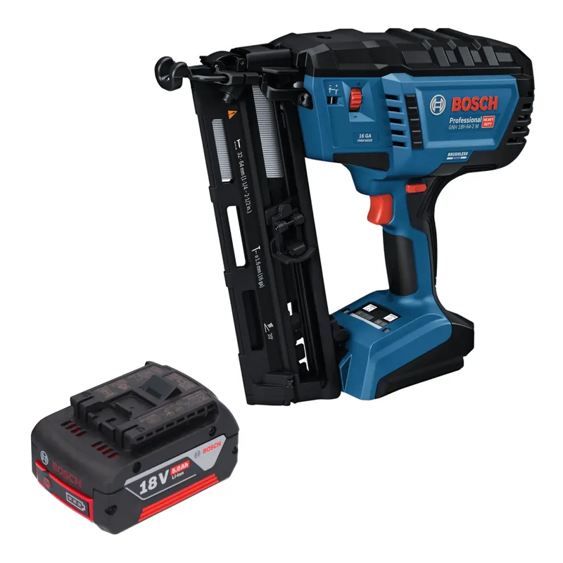 Kracherpreis Bosch GNH 18V-64-2 M Professional Akku Holznagler 18 V 1,6 x 32 - 64 mm + 1x Akku 5,0 Ah - ohne Ladegerät