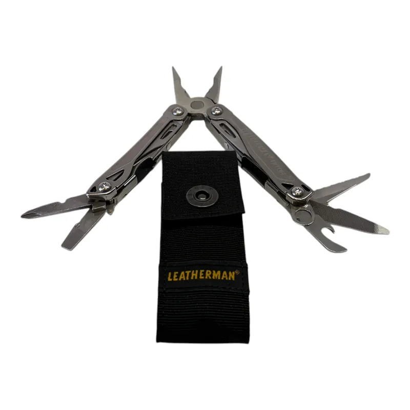 Markenware Leatherman Sidekick Multitool Zange + Säge + 2x Messer + Öffner + Kreuz + Schlitz inkl. Nylon Holster