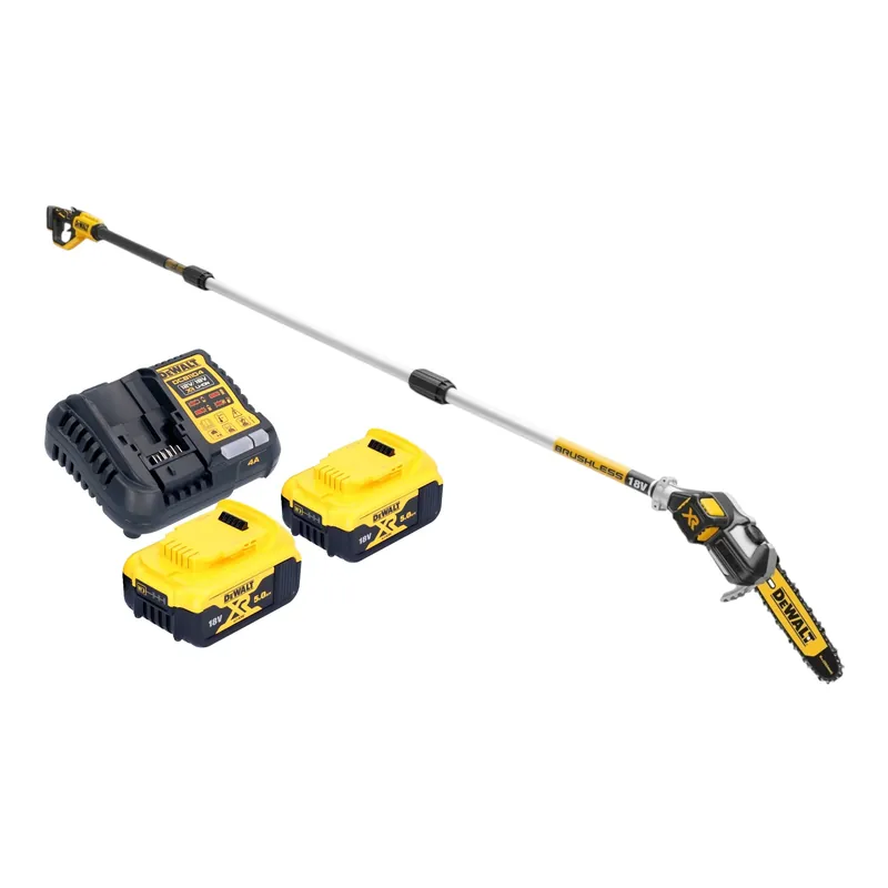DeWalt DCMPS 567 P2 Akku Hochentaster 18 V Brushless + 2x Akku 5,0 Ah + Ladegerät Super-Preis