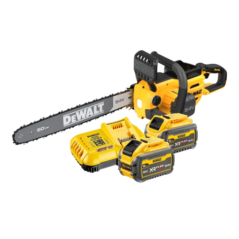 DeWalt DCMCS 575 X2 Akku Kettensäge 54 V FlexVolt 50 cm Brushless + 2x Akku 9,0 Ah + Ladegerät Kracherpreis