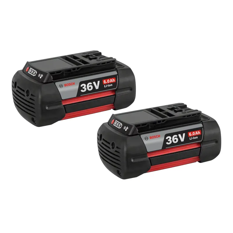 Bosch 2x GBA 36 V 6,0 Ah Professional Akku 6000 mAh Li-Ion ( 2x 1600A00L1M ) Neu Im Sortiment