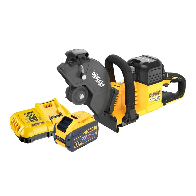 DeWalt DCS 691 Y1 Akku Trennschleifer 54 V FlexVolt 230 mm Brushless + 1x Akku 12,0 Ah + Ladegerät Solange Der Vorrat Reicht