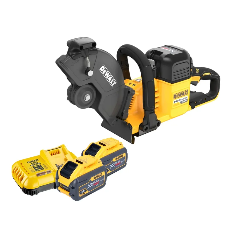 DeWalt DCS 691 Y2 Akku Trennschleifer 54 V FlexVolt 230 mm Brushless + 2x Akku 12,0 Ah + Ladegerät Preiswert