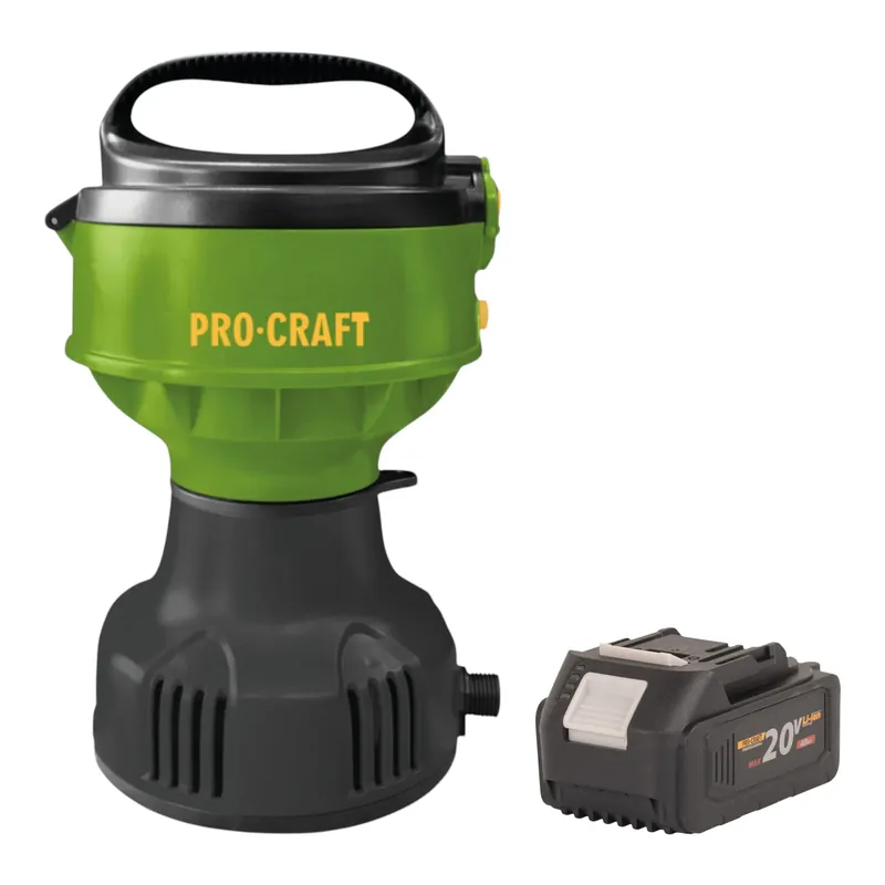 Procraft CPN22bb Akku Schwimmpumpe 20 V 3200 l/h + 1x Akku 4,0 Ah - ohne Ladegerät Zertifiziert