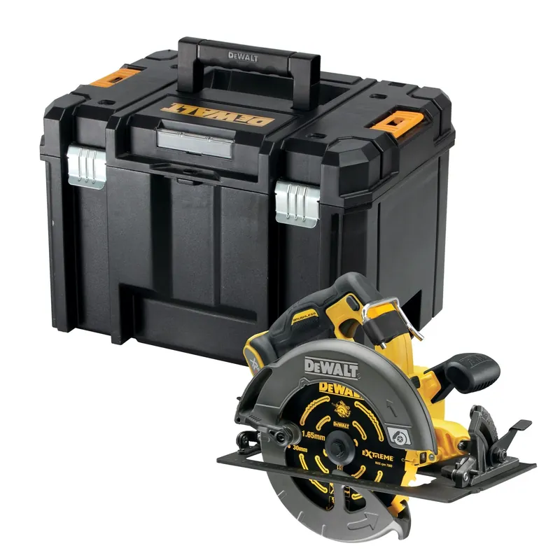 DeWALT DCS 578 NT Akku Kreissäge 54V XR FlexVolt 190 mm Brushless + Sägeblatt + TSTAK - ohne Akku, ohne Ladegerät Begrenztes Angebot