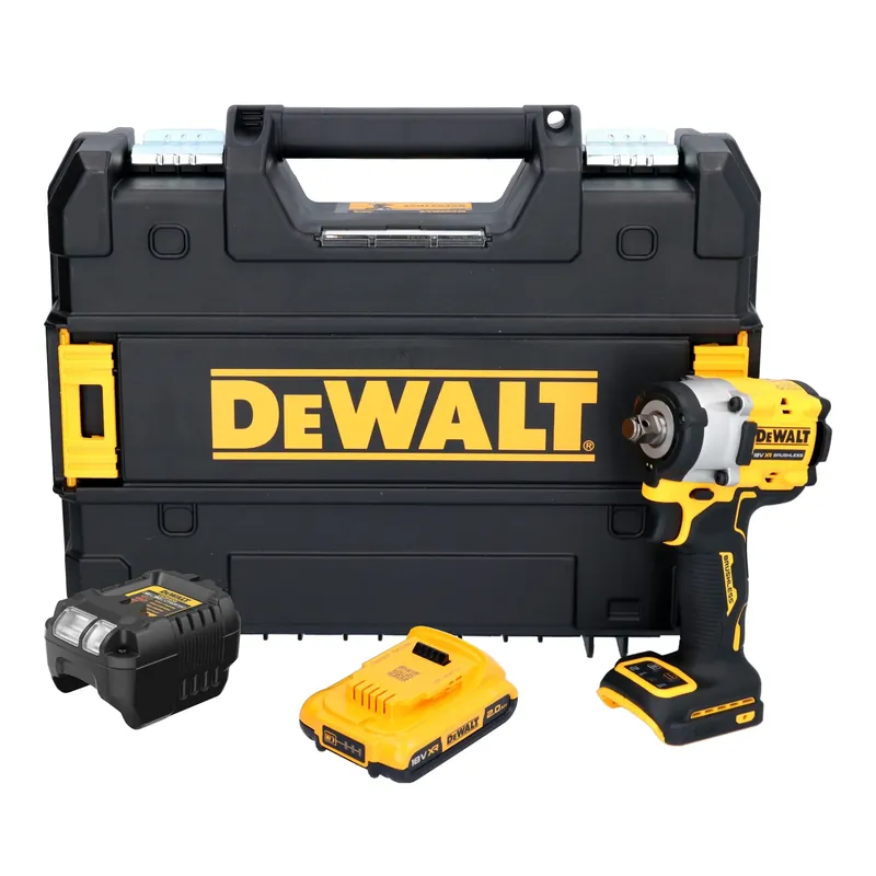 Super-Preis DeWalt DCF 921 D1T Akku Schlagschrauber 18 V 400 Nm 1/2" Brushless + 1x Akku 2,0 Ah + Ladegerät + TSTAK