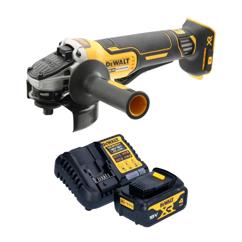 DeWalt DCG 406 M1 Akku Winkelschleifer 18 V 125 mm Brushless + 1x Akku 4,0 Ah + Ladegerät Bestseller