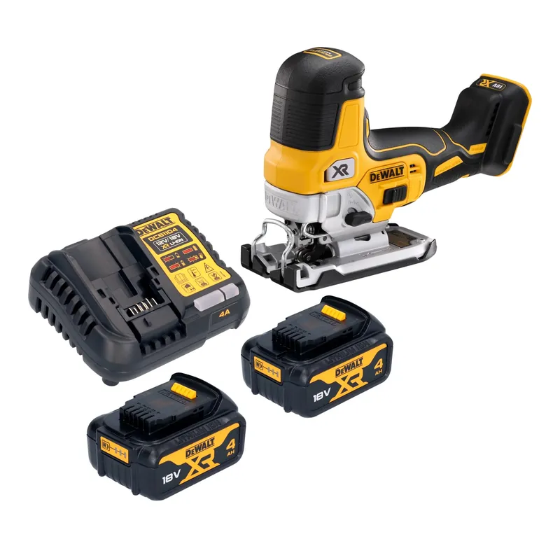Direktkauf DeWalt DCS 335 M2 Akku Stichsäge 18 V 135 mm Brushless + 2x Akku 4,0 Ah + Ladegerät