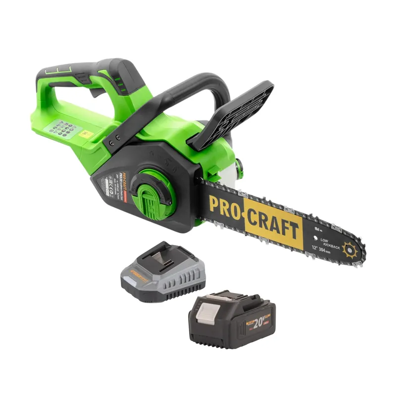 Procraft PKA38 Akku Kettensäge 20 V 304 mm Brushless + 1x Akku 4,0 Ah + Ladegerät Direktkauf
