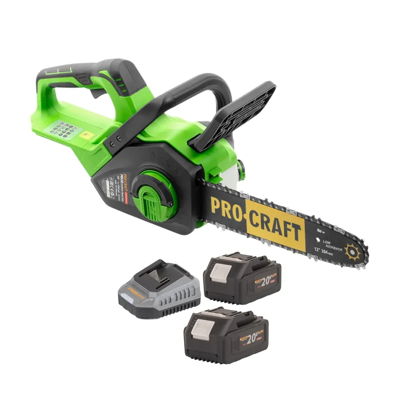 Top-Preis Procraft PKA38 Akku Kettensäge 20 V 304 mm Brushless + 2x Akku 4,0 Ah + Ladegerät