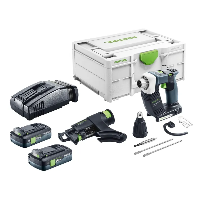 Jetzt Bestellen Festool DWC 18-2500 Basic Akku Bauschrauber 18 V 18 Nm Brushless + 2x Akku 4,0 Ah + Schnellladegerät + Systainer