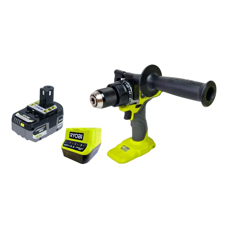 Markenware RYOBI RPD18BL2-0 Akku Schlagbohrschrauber 18 V 95 Nm Brushless + 1x Akku 5,0 Ah + Ladegerät