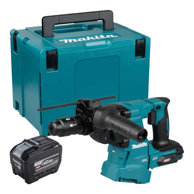 Makita HR 012 GE101 Akku Kombihammer 40 V max. 3,3 J SDS plus Brushless + 1x Akku 8,0 Ah + Makpac - ohne Ladegerät Kracherpreis