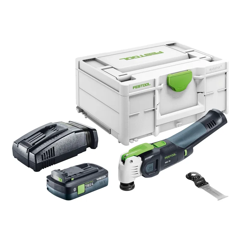 Beliebt Festool OSC 18 E-Basic Akku Oszillierer 18 V Starlock Max Brushless + 1x Akku 4,0 Ah + Schnellladegerät + Systainer