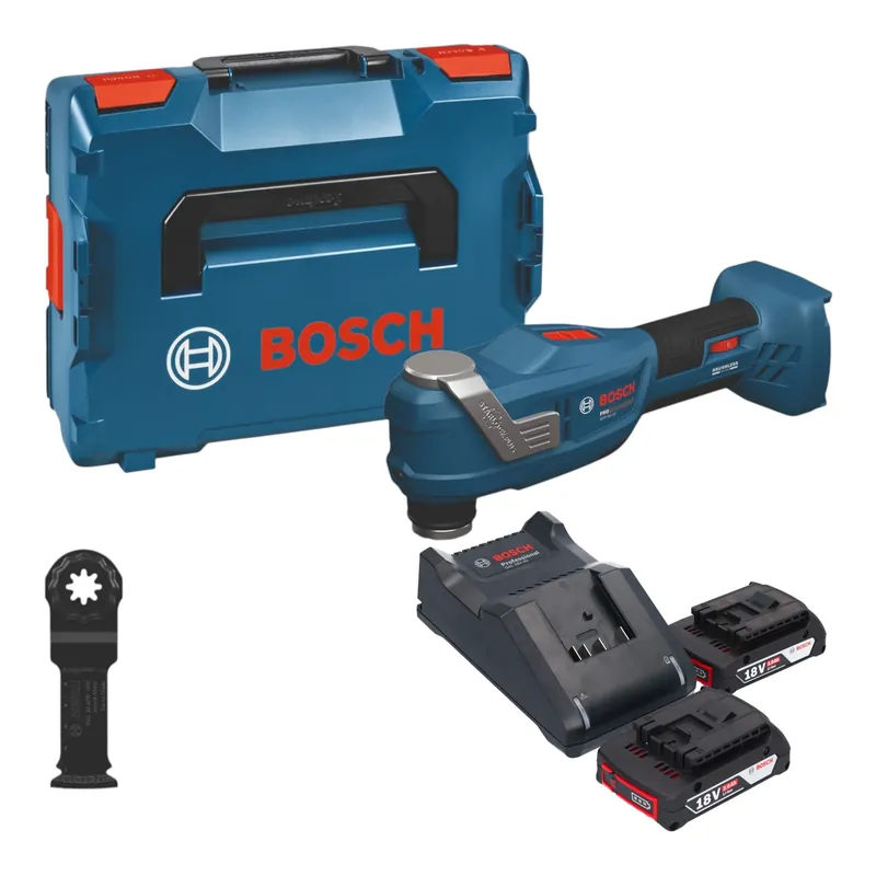 Beliebt Bosch GOP 18V-30 Akku Multifunktionswerkzeug 18 V Starlock Plus Brushless + 2x Akku 2,0 Ah + Ladegerät + L-Boxx